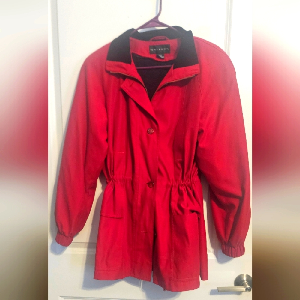Men Small Red Jacket - image 1
